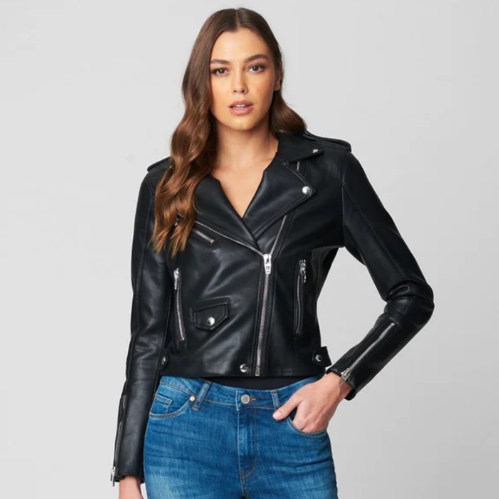NWT XS BLANKNYC FAUX LEATHER MOTO JACKET!